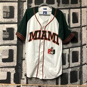Miami hurricanes Starter baseball jersey
